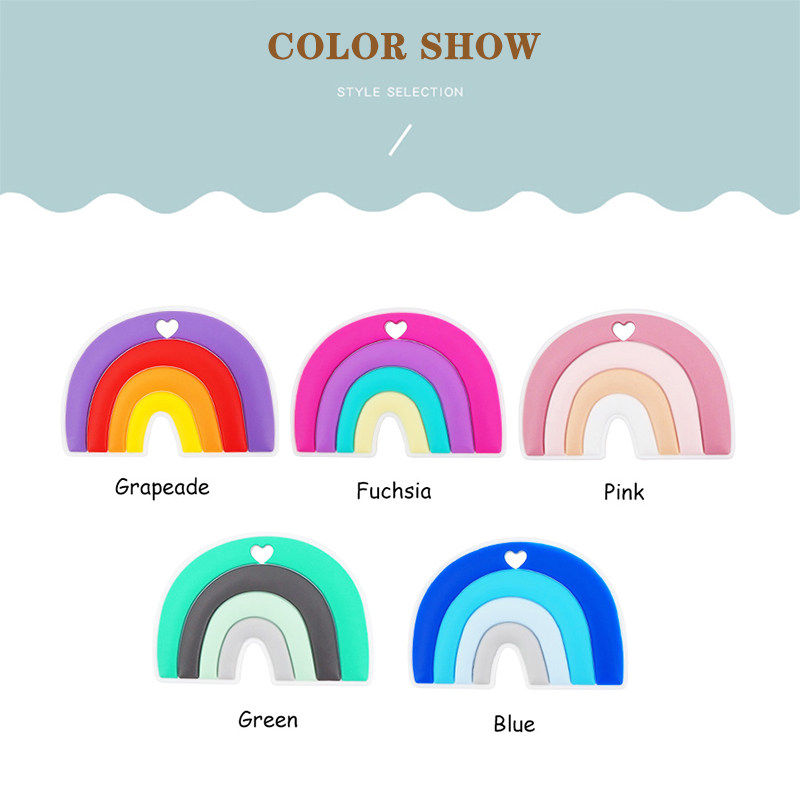New Design Food Grade Lovely Teether Easy To Hold Soft Great Gift Baby Silicone Teether Toy